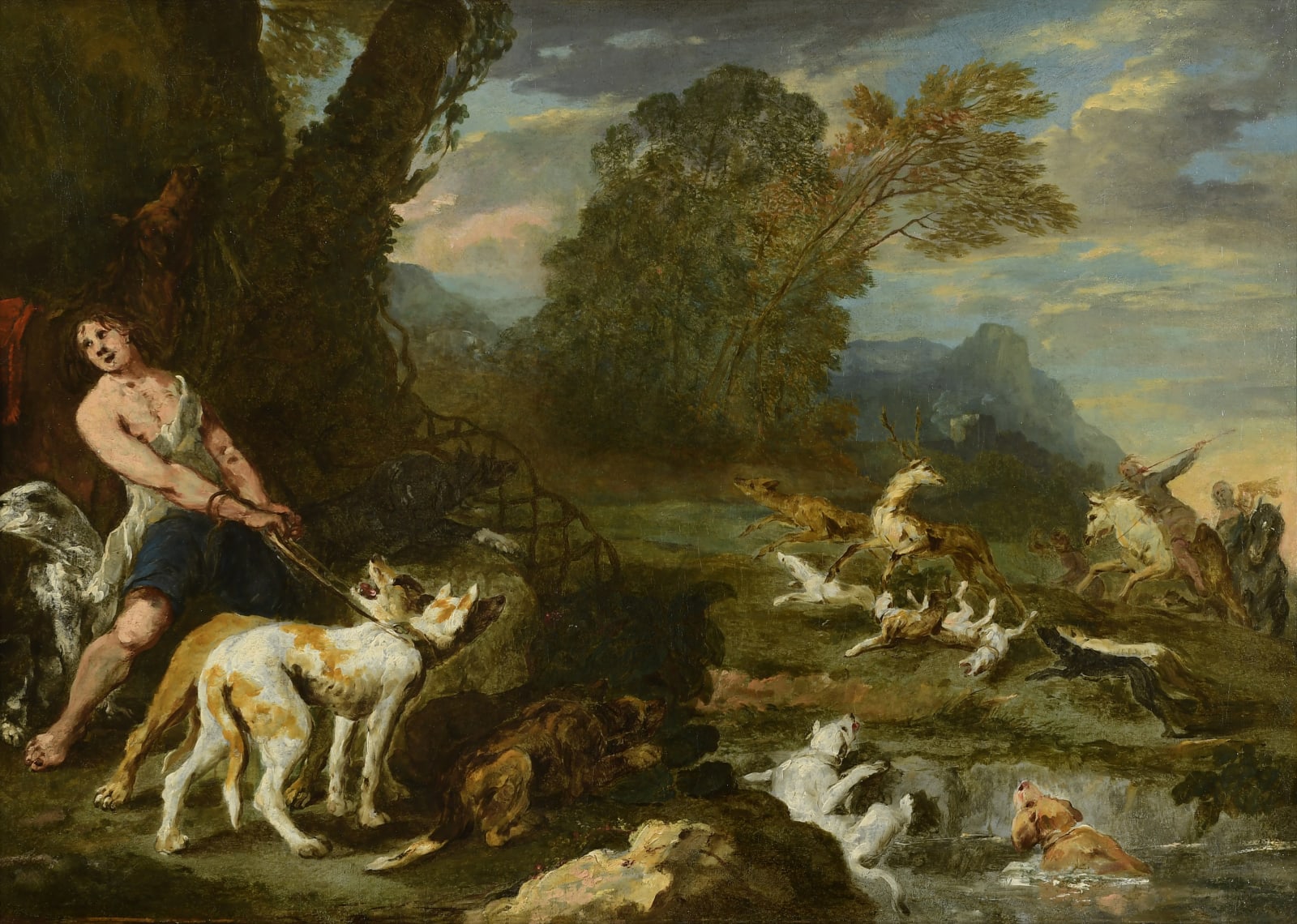 Jan Fijt (Antwerp 1611 - 1661), The Deer Hunt