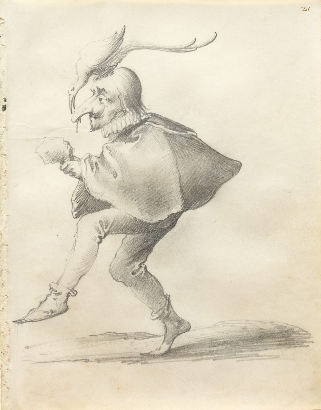 Pieter Jansz. Quast (Amsterdam ca. 1605 - 1647), A Dancing Jester