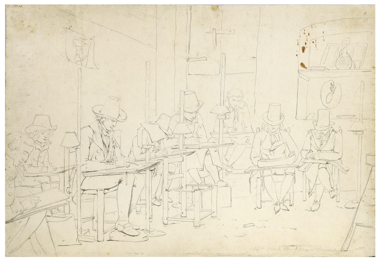 Mathieu Ignace van Bree (Antwerp 1773 - 1839), The Drawing School