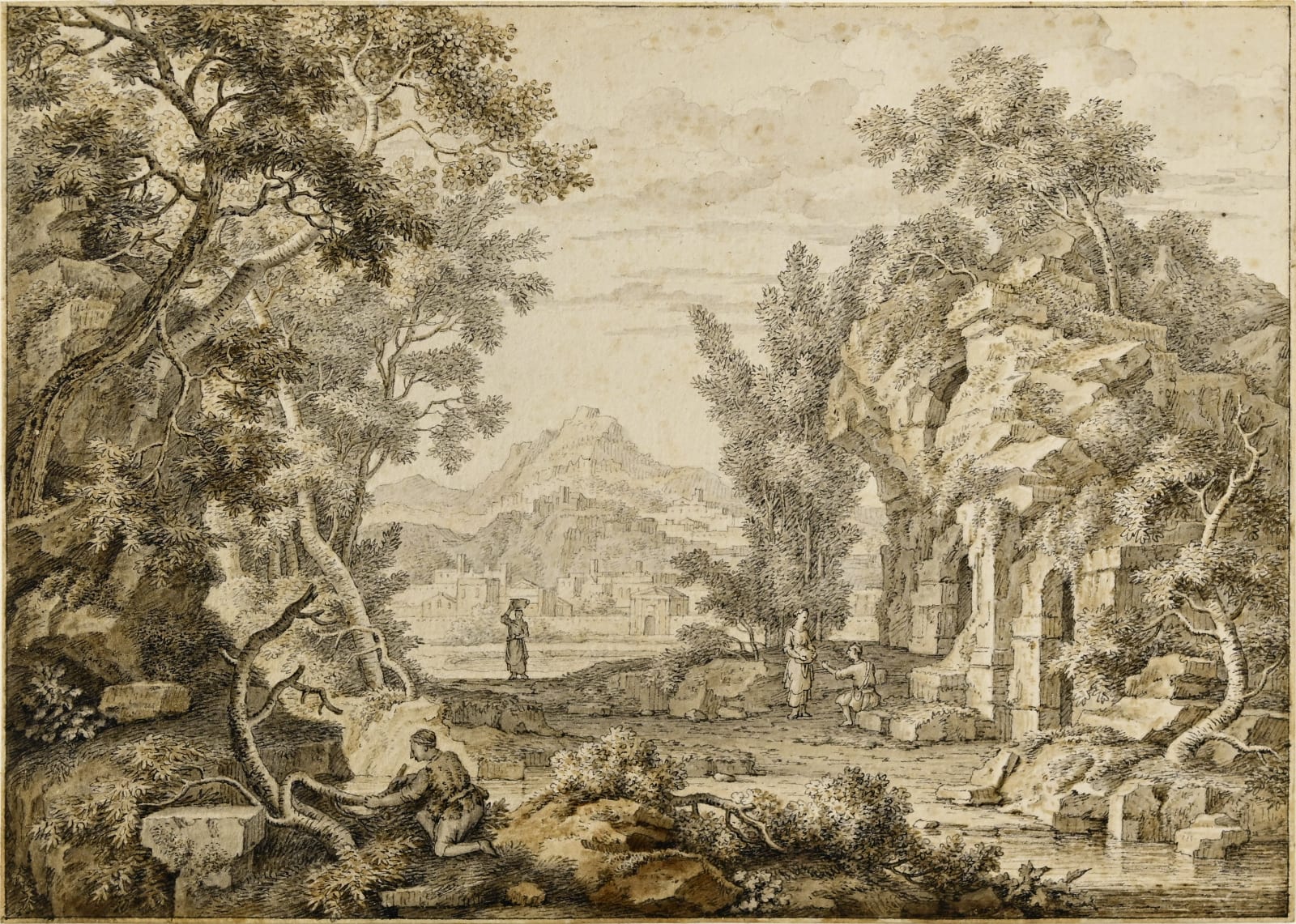Johannes de Bosch (Amsterdam 1713 - 1785), An Arcadian Landscape