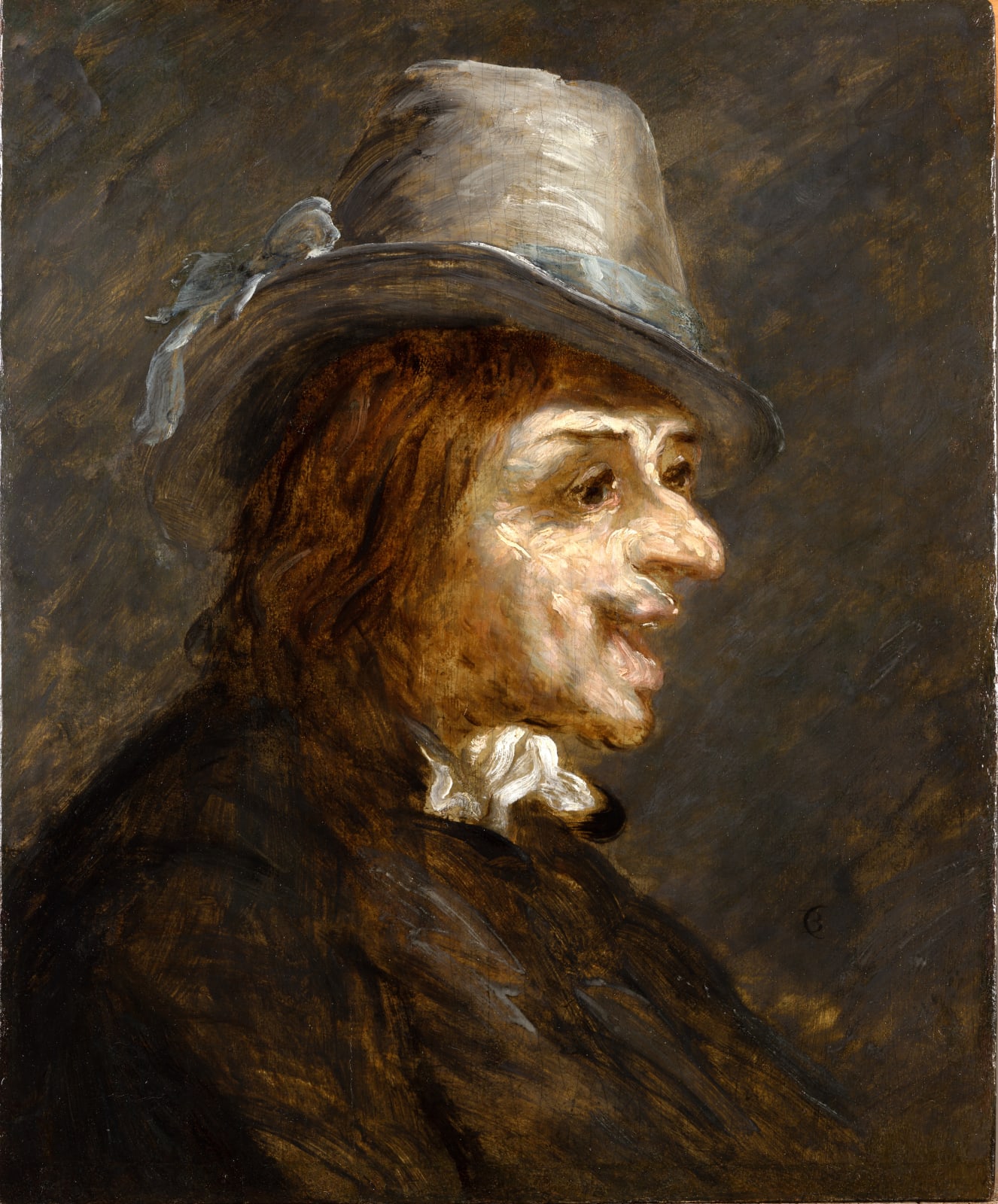 Joos van Craesbeeck (Neerlinter ca. 1605/6 - ca. 1660 Brussels), A Tronie of a Man in a Hat