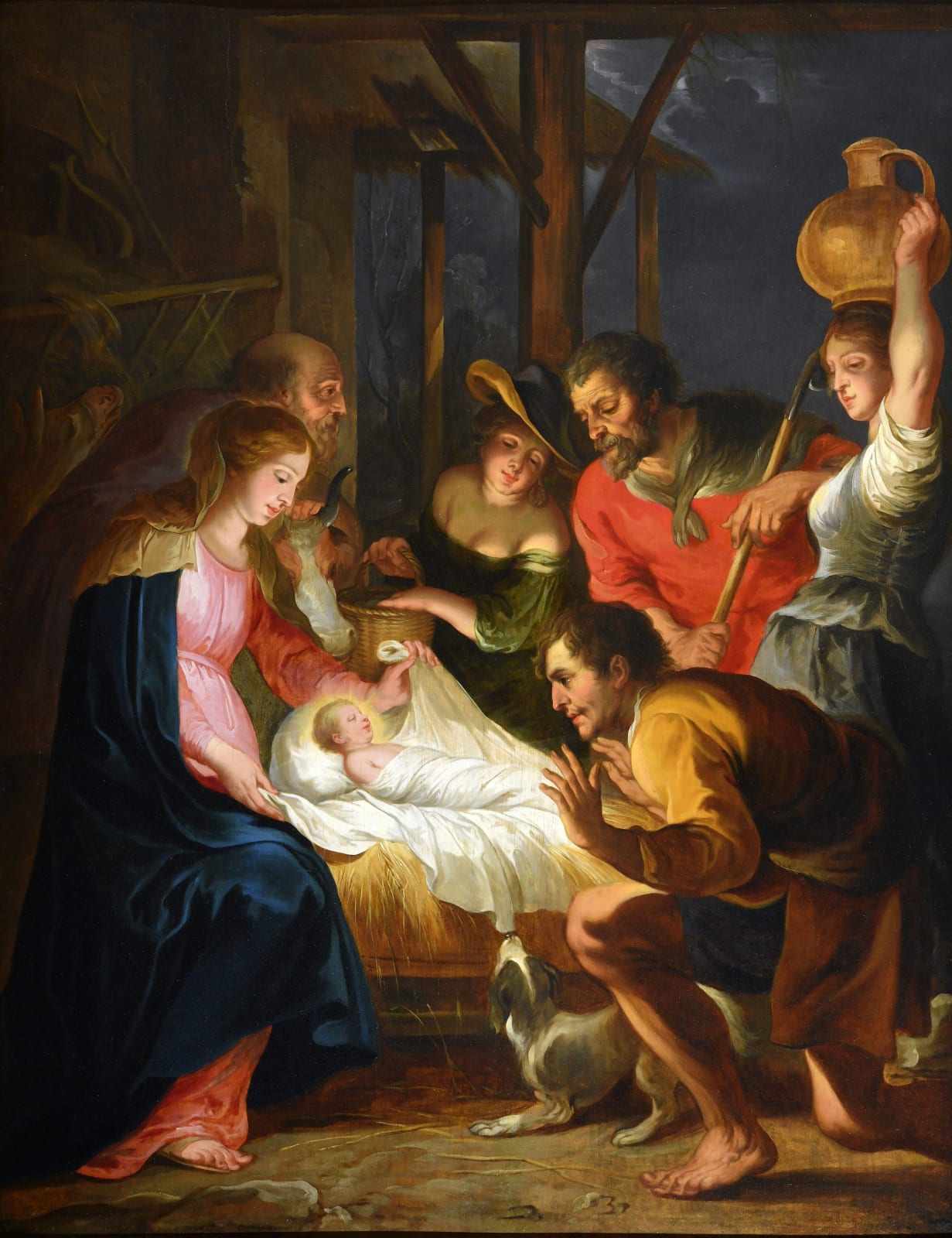 Victor Wolfvoet (Antwerp 1612 - 1652), The Adoration of the Shepherds ...