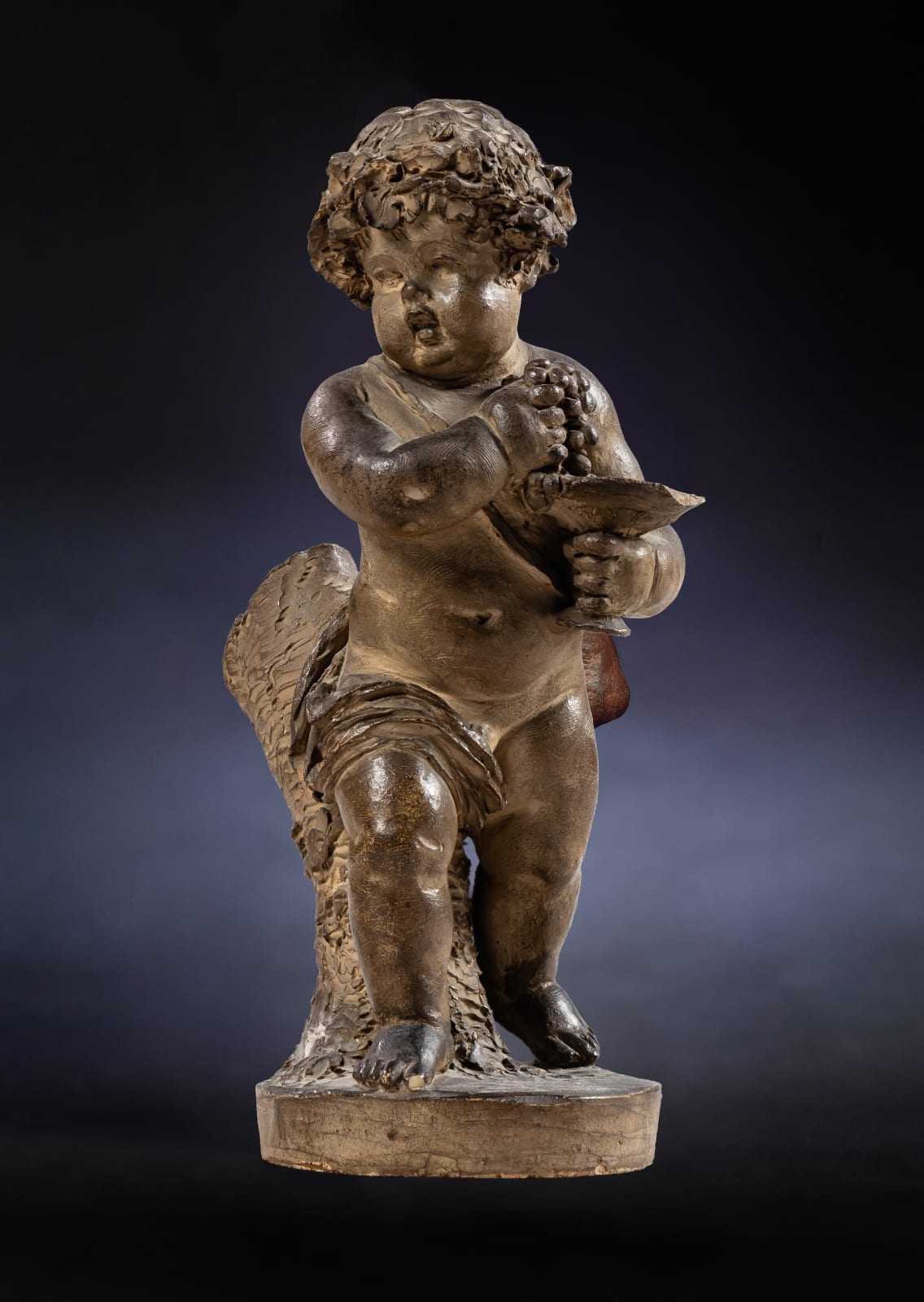 Joseph-Charles Marin (Paris 1749 - 1834), A Putto as Bacchus