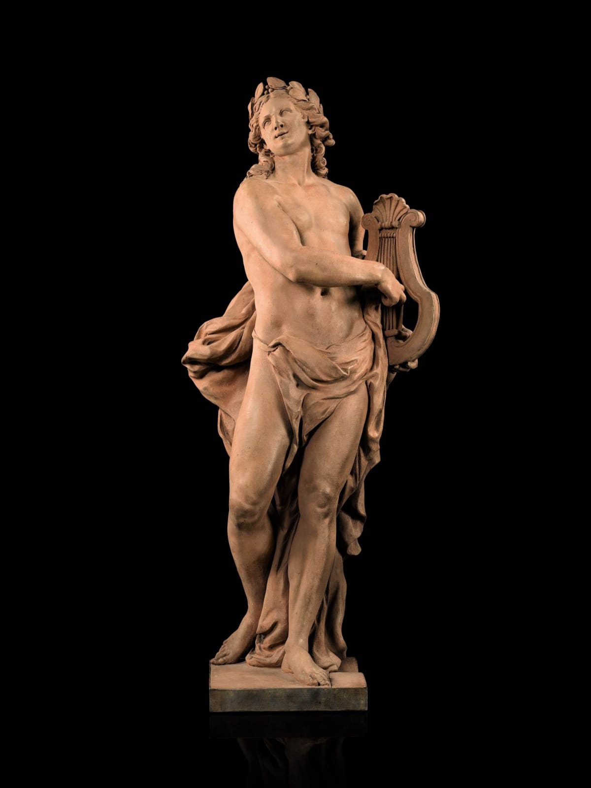 Jean-Joseph Vinache (Paris 1690 - 1754), Apollo playing the Lyre