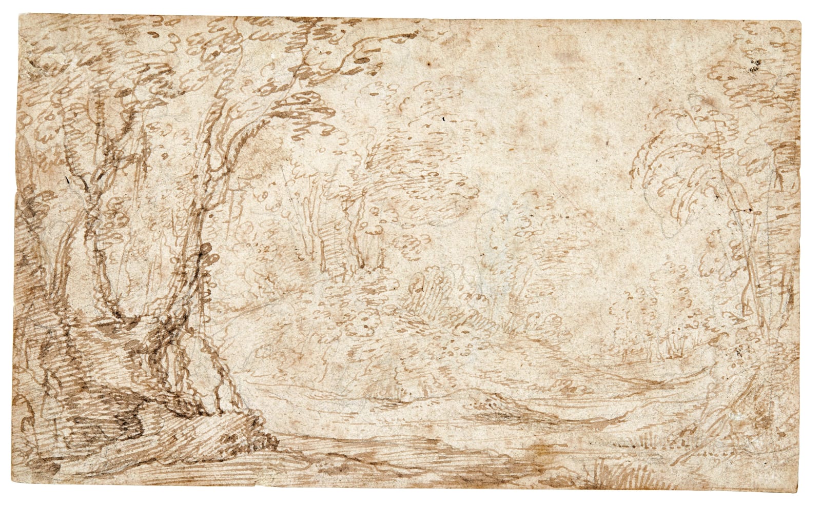 Flemish artist ca. 1600, or slightly earlier, A pair of Forest Landscapes