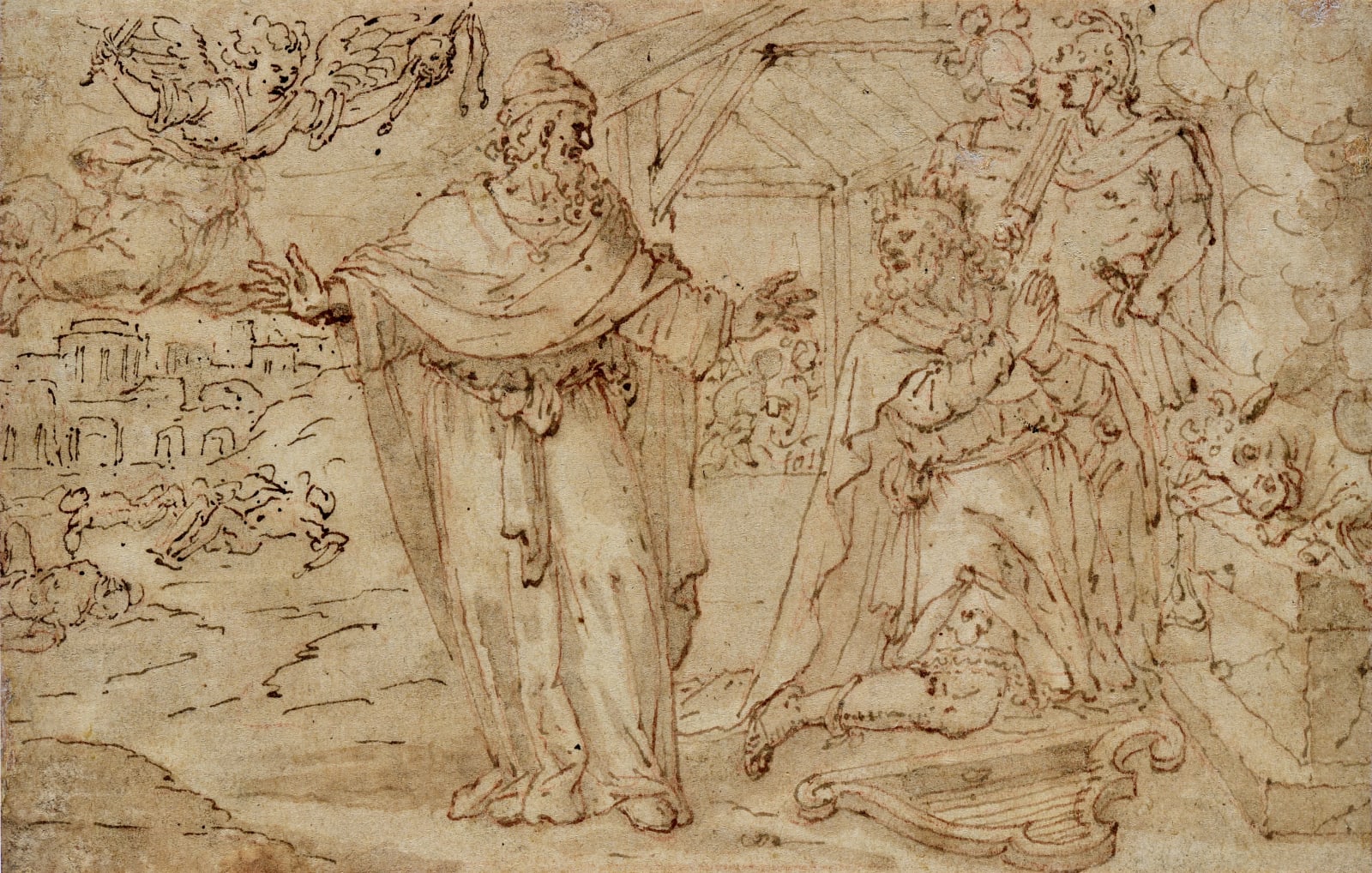 Maerten de Vos (Antwerp 1532 - 1603), The Sacrifice of David
