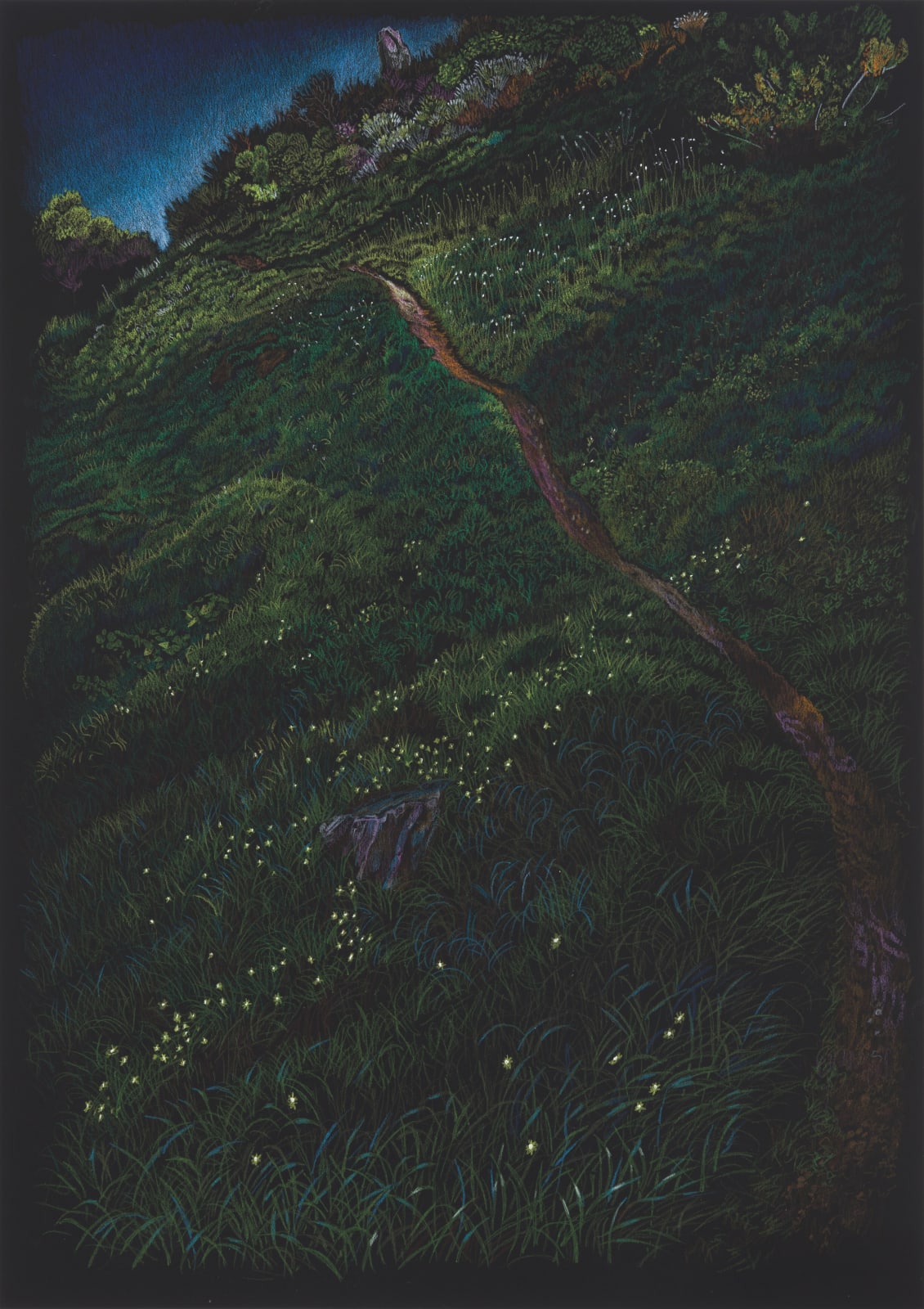 Drawing on Black Paper 10, 2021