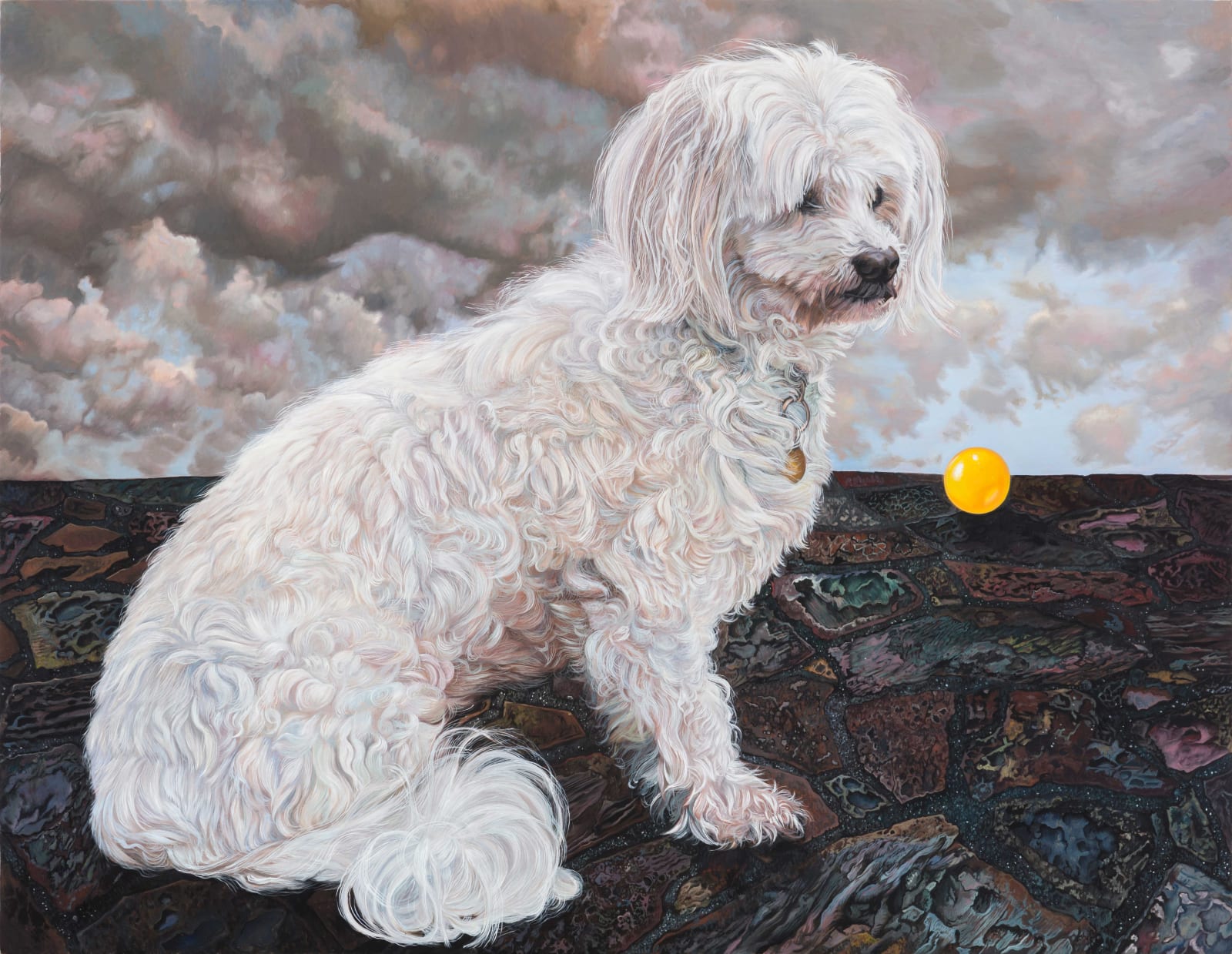 Deborah Poynton, Dog and Ball, 2021