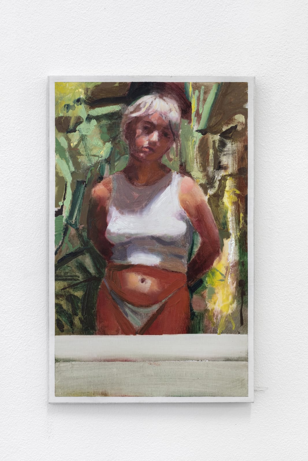 Ian Grose, Girl standing in a classical pose, 2022