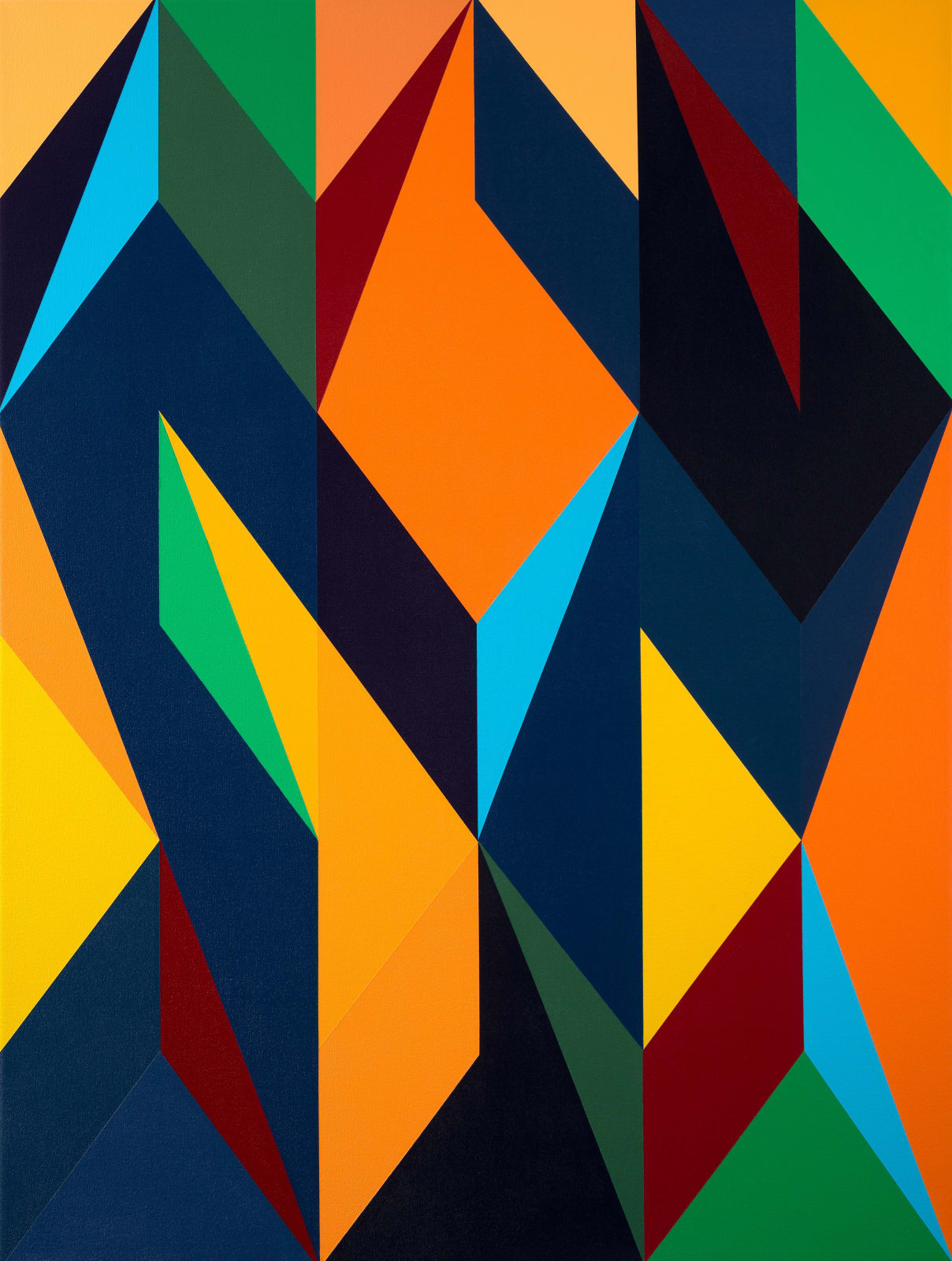 Odili Donald Odita, Sunrise, 2023