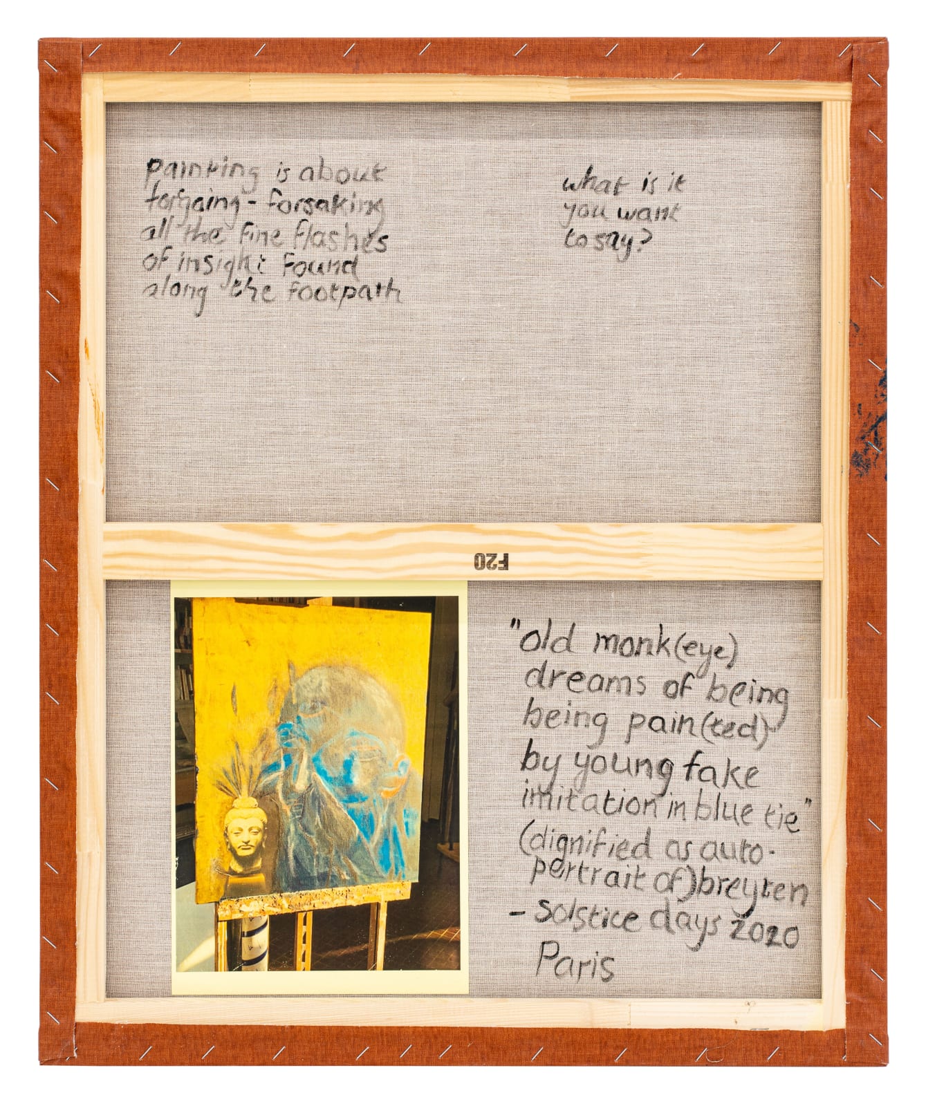 Breyten Breytenbach, Old Monk(eye) dreams of being being, 2021