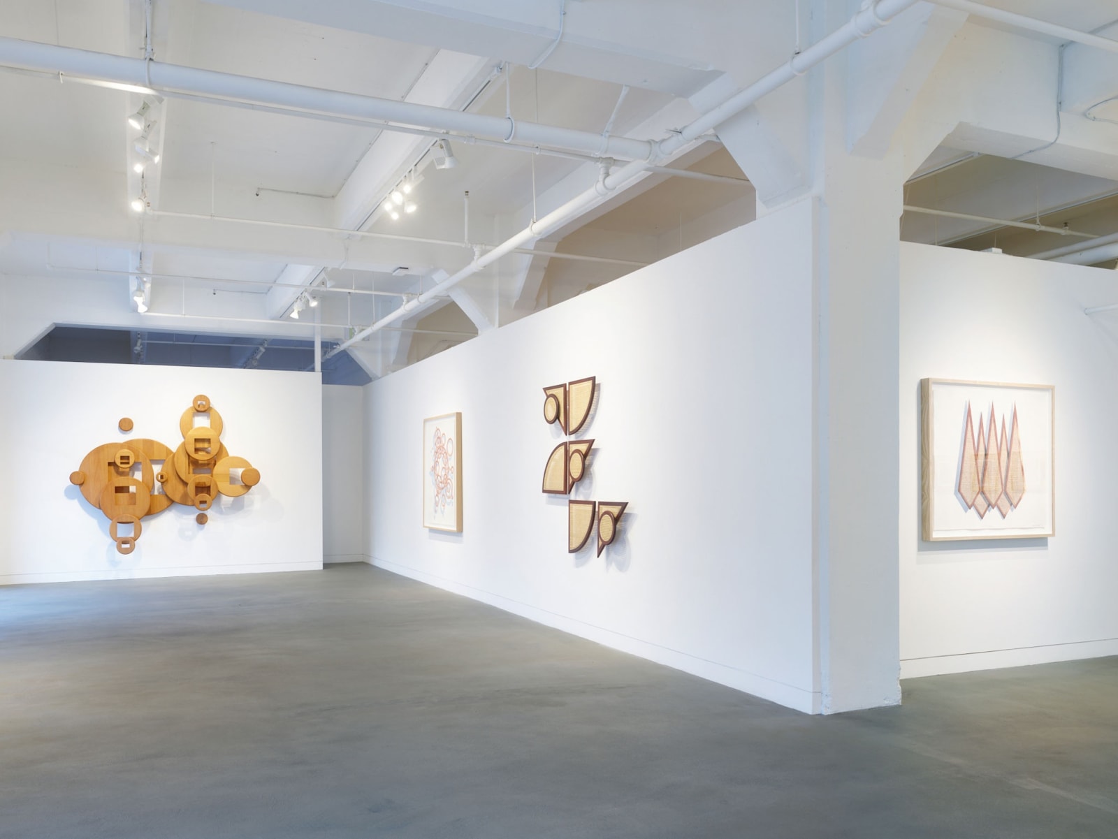 Installation view of Marco Castillo: Parlor Games, November 5, 2022 - January 7, 2023 at Haines Gallery, San Francisco Photo: Robert Divers Herrick