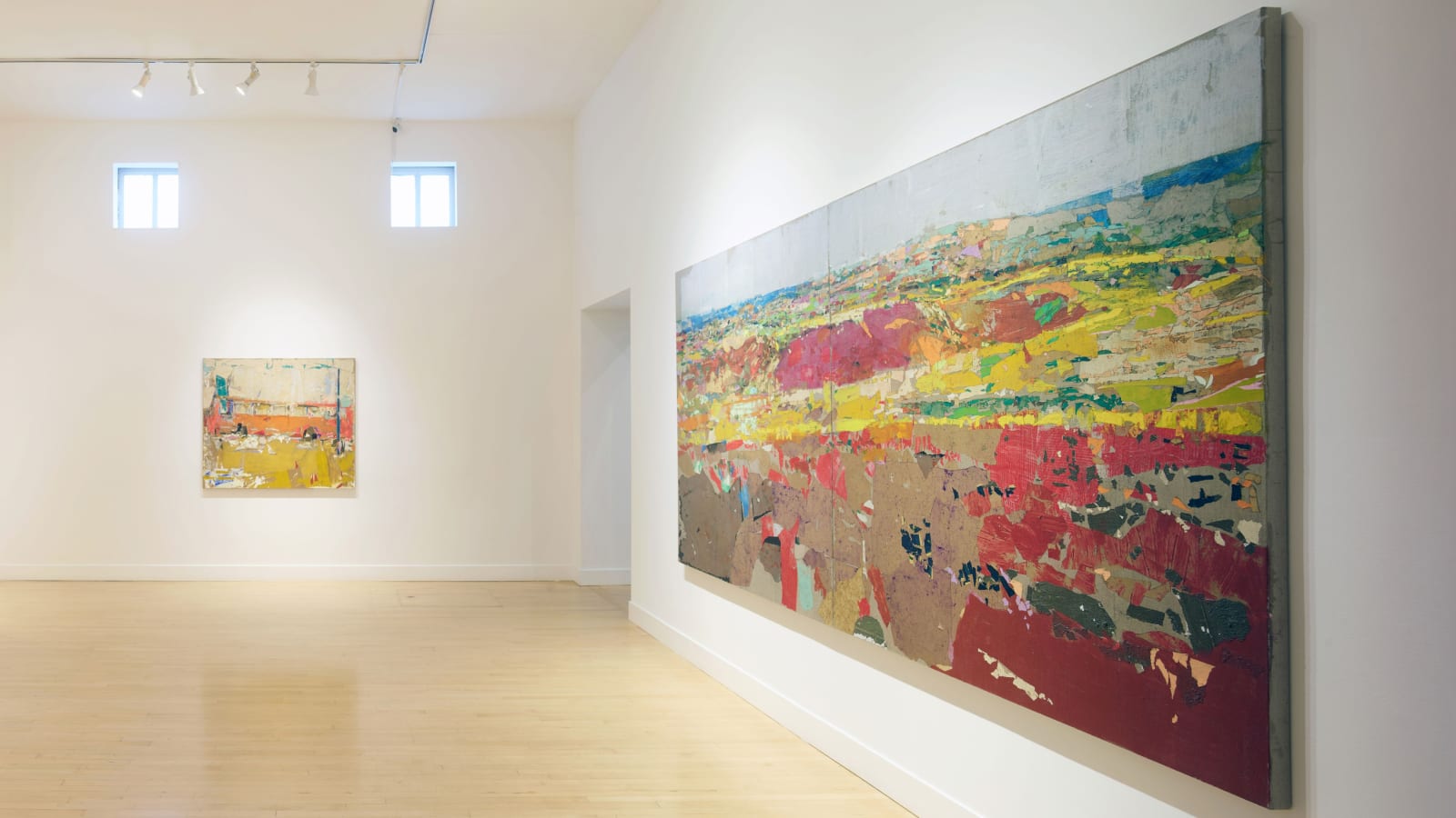 Installation view of Tammam Azzam: Forgotten Cities, September 5 - November 2, 2019 at Haines Gallery, San Francisco Photo: Robert Divers Herrick