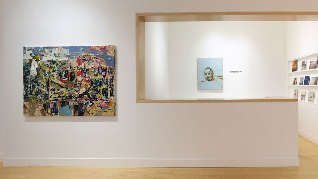 Installation view of Tammam Azzam: Forgotten Cities, September 5 - November 2, 2019 at Haines Gallery, San Francisco Photo: Robert Divers Herrick