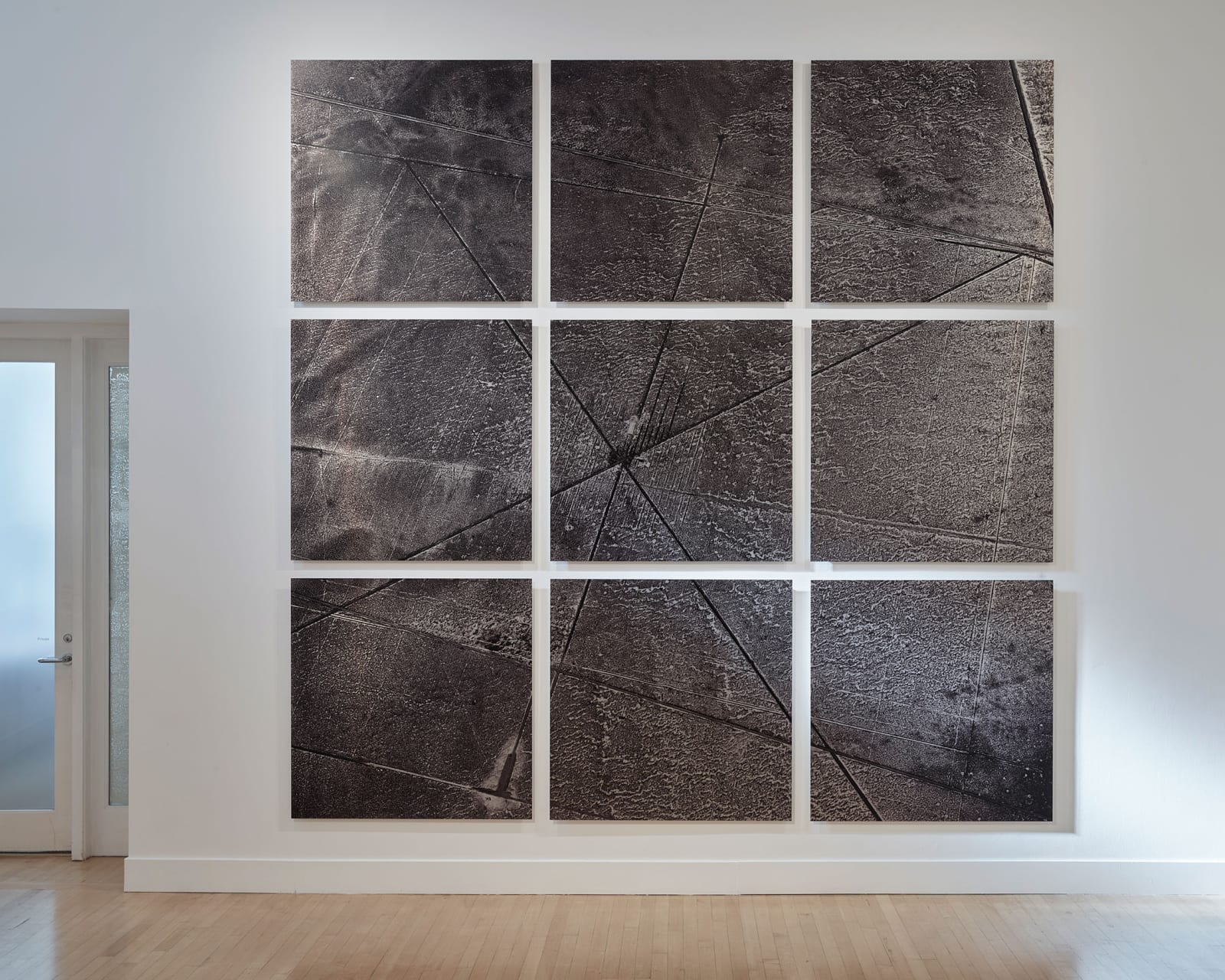 Installation view of David Maisel: Proving Ground, January 4 - February 24, 2018 at Haines Gallery, San Francisco Photo: Robert Divers Herrick