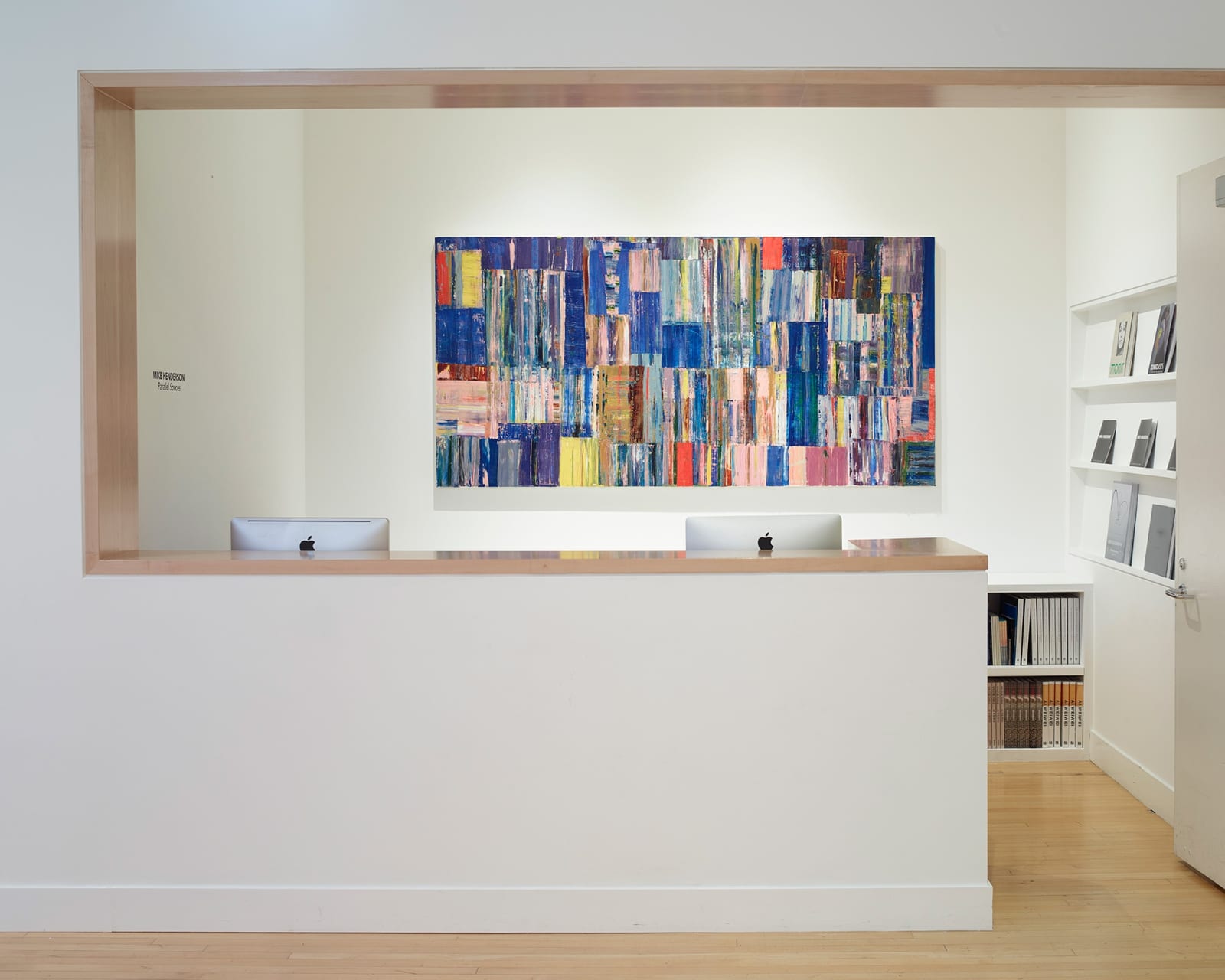Installation view of Mike Henderson: Parallel Spaces, September 7 - October 28, 2017 at Haines Gallery, San Francisco Photo: Robert Divers Herrick