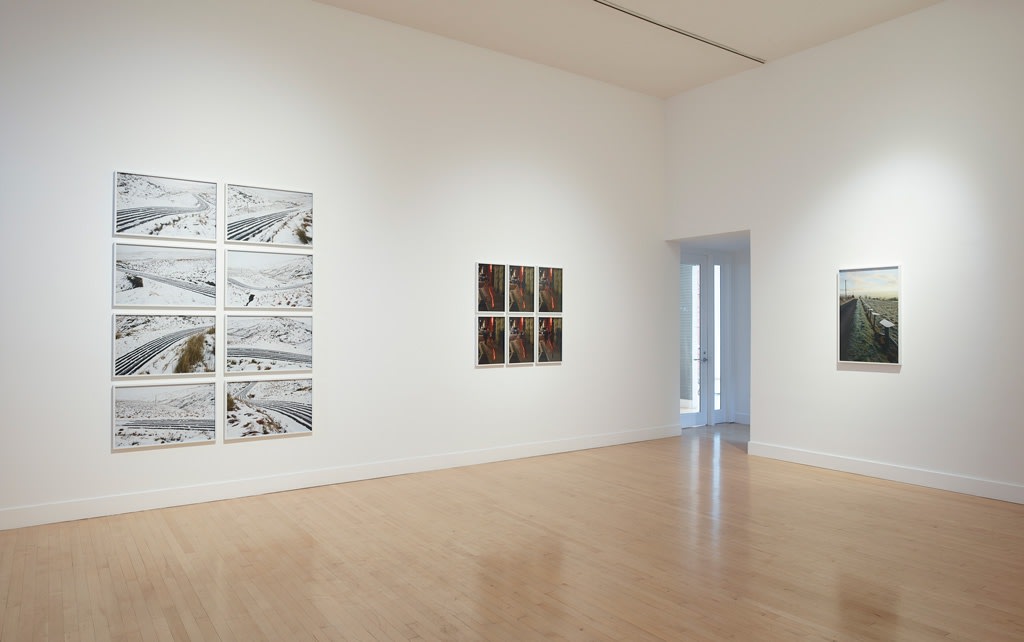 Installation view of Andy Goldsworthy: Drawing Water Standing Still, June 1 - September 2, 2017 at Haines Gallery, San Francisco Photo: Robert Divers Herrick