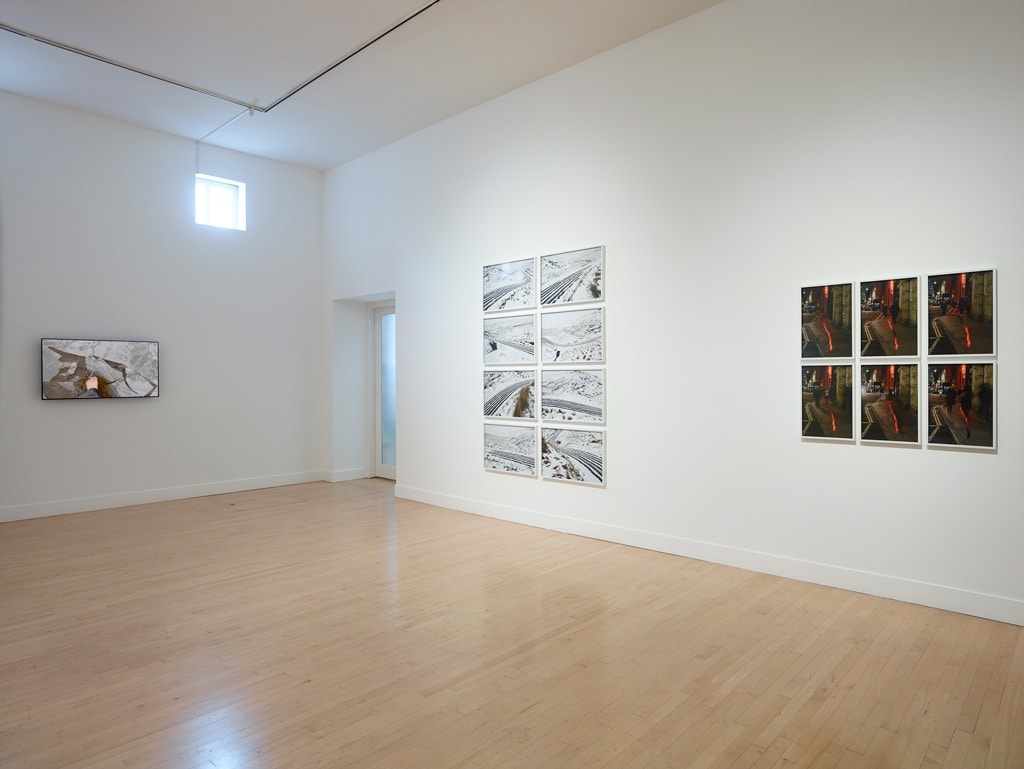 Installation view of Andy Goldsworthy: Drawing Water Standing Still, June 1 - September 2, 2017 at Haines Gallery, San Francisco Photo: Robert Divers Herrick