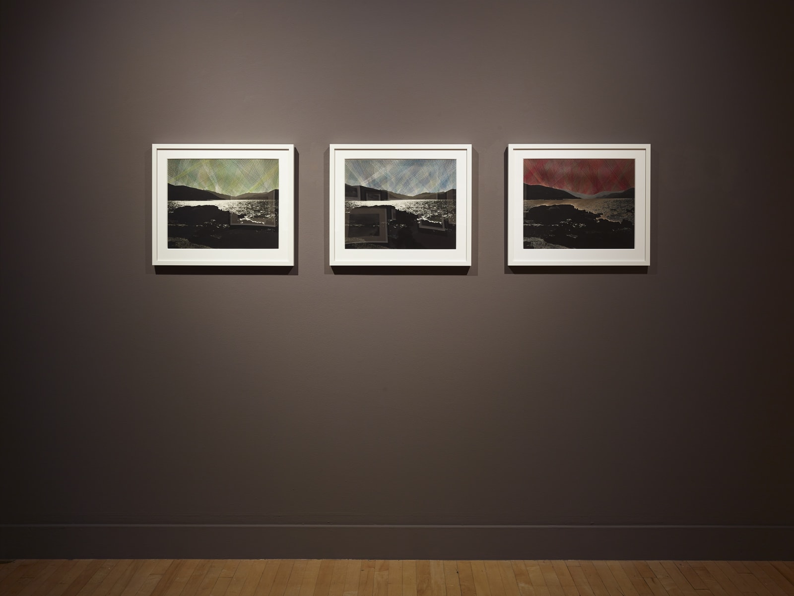 Installation view of Maurizio Anzeri: Lay it on the Line, January 6 - February 25, 2017 at Haines Gallery, San Francisco Photo: Robert Divers Herrick