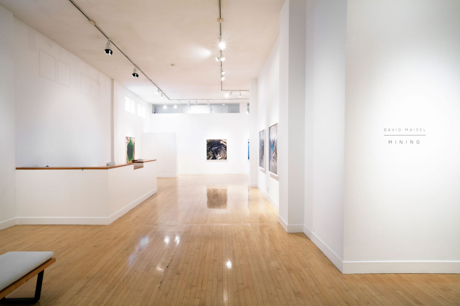 Installation view of David Maisel: Mining, September 5 - October 26, 2013 at Haines Gallery, San Francisco