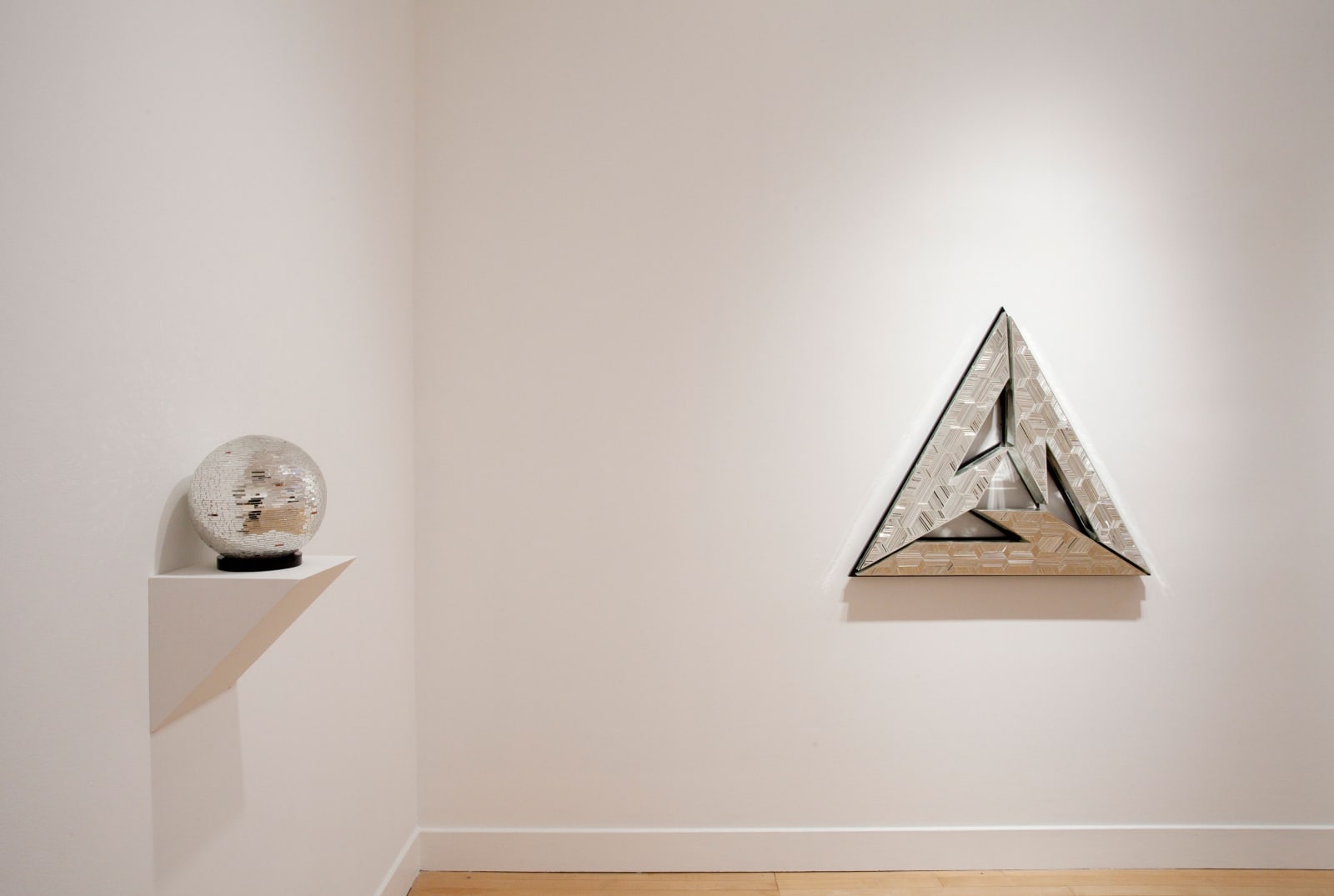 Installation view of Monir Farmanfarmaian: The First Family, October 31 - December 21, 2013 at Haines Gallery, San Francisco