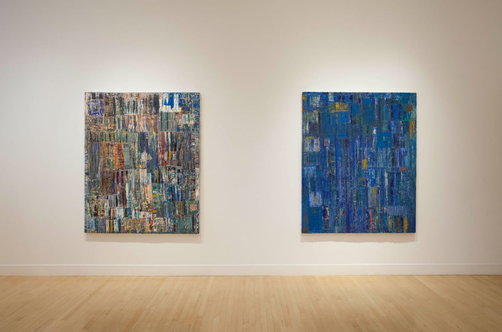 Installation view of Mike Henderson: Traces of Places, May 1 - June 28, 2014 at Haines Gallery, San Francisco