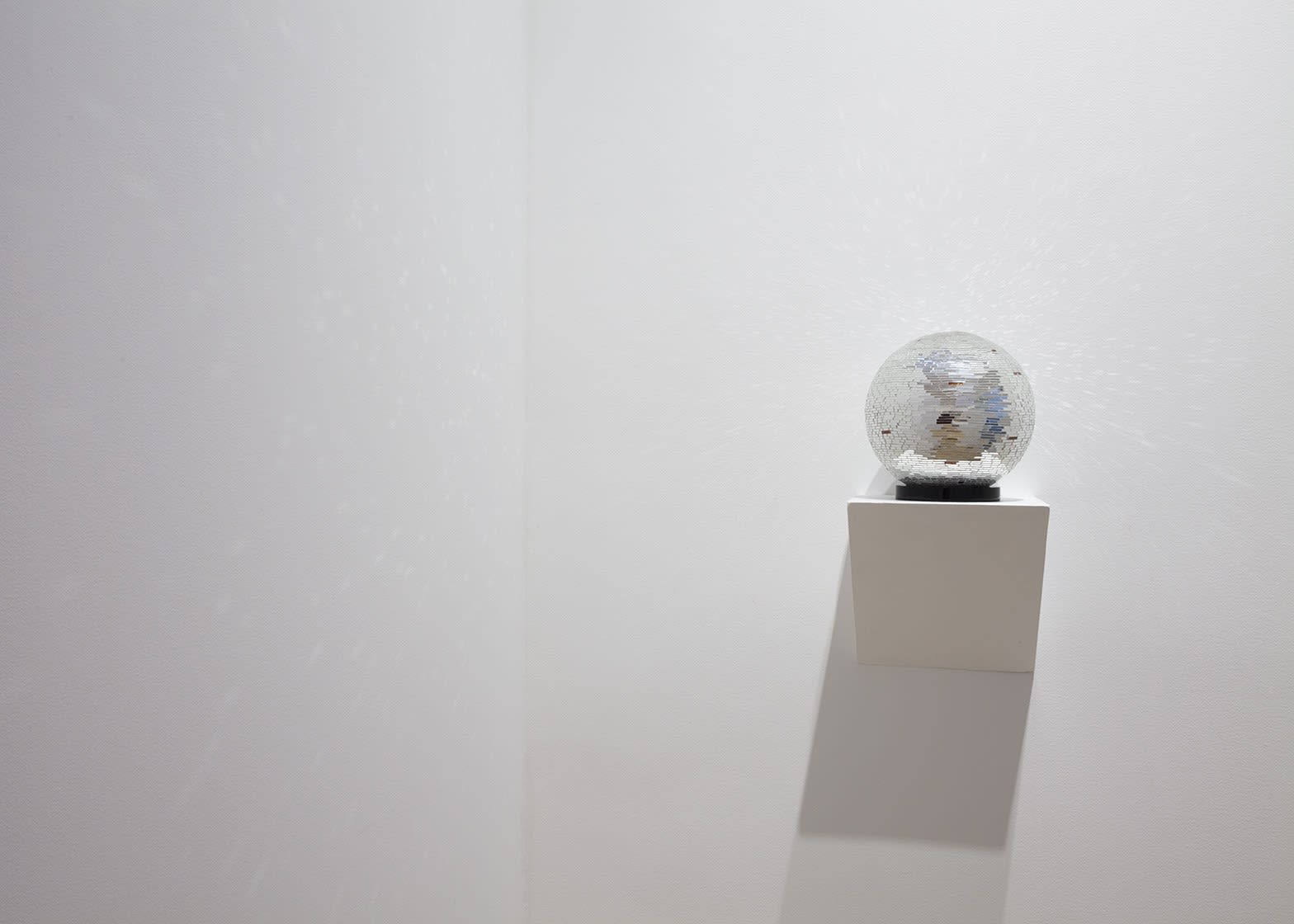 Installation view of Based on the Hexagon: The Recent Drawings of Monir Farmanfarmaian, May 7 - June 27, 2015 at Haines Gallery, San Francisco