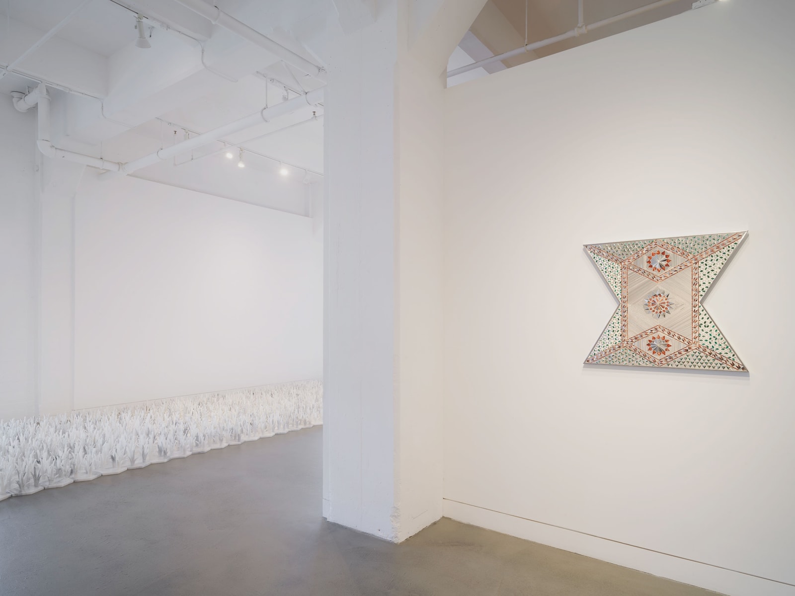 Installation view of Sacred and Profane Geometries, September 5 - October 21, 2023 at Haines Gallery, San Francisco Photo: Robert Divers Herrick