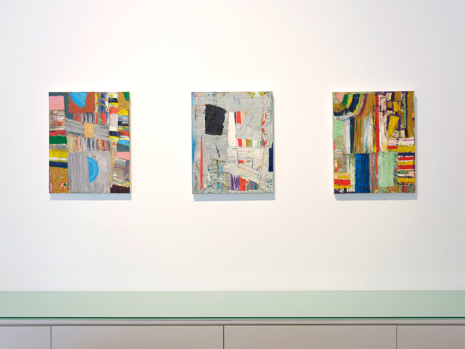 Installation view of Mike Henderson: Truth, Love, and Curiosity, September 11 - October 25, 2025 at Haines Gallery, San Francisco, CA Photo: Robert Divers Herrick