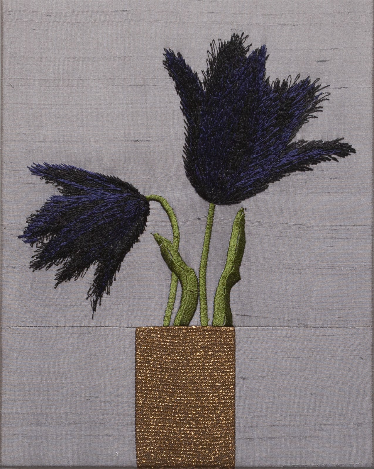 Angelo Filomeno, A Vase of Tulips, 2021