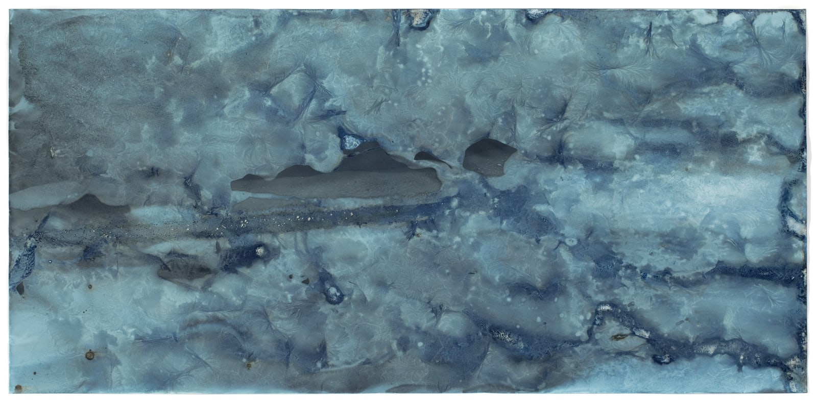 Meghann Riepenhoff, Ice #323 (27-39°F, Confluence of Shel Chelb Ephemeral Stream and Puget Sound, WA 02.24.22), 2022