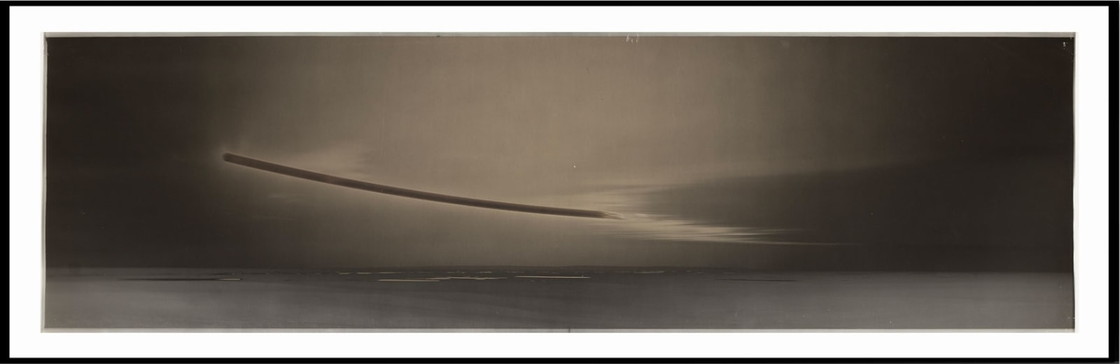 Chris McCaw, Sunburned GSP #1075 (Sunrise out of a midnight storm, Arctic Circle, Alaska), 2015