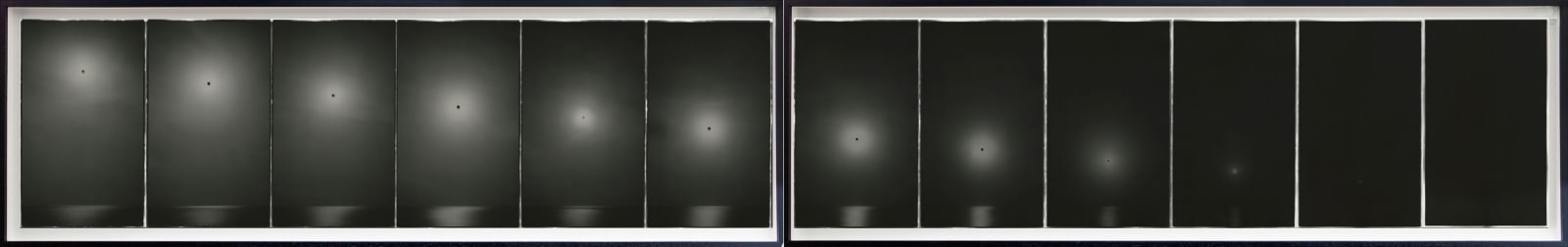 Chris McCaw, Sunburned GSP #683 (San Francisco Bay, sunrise in 12 frames), 2013