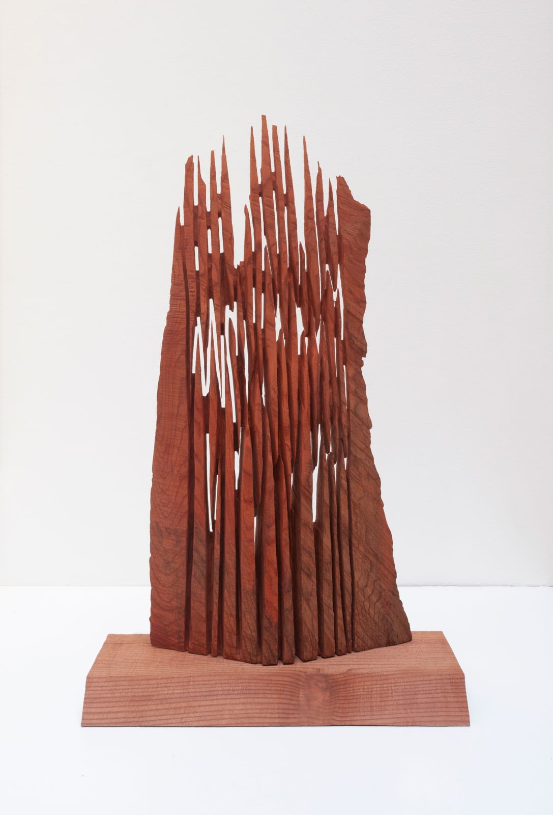 David Nash, See Through Column, 2021