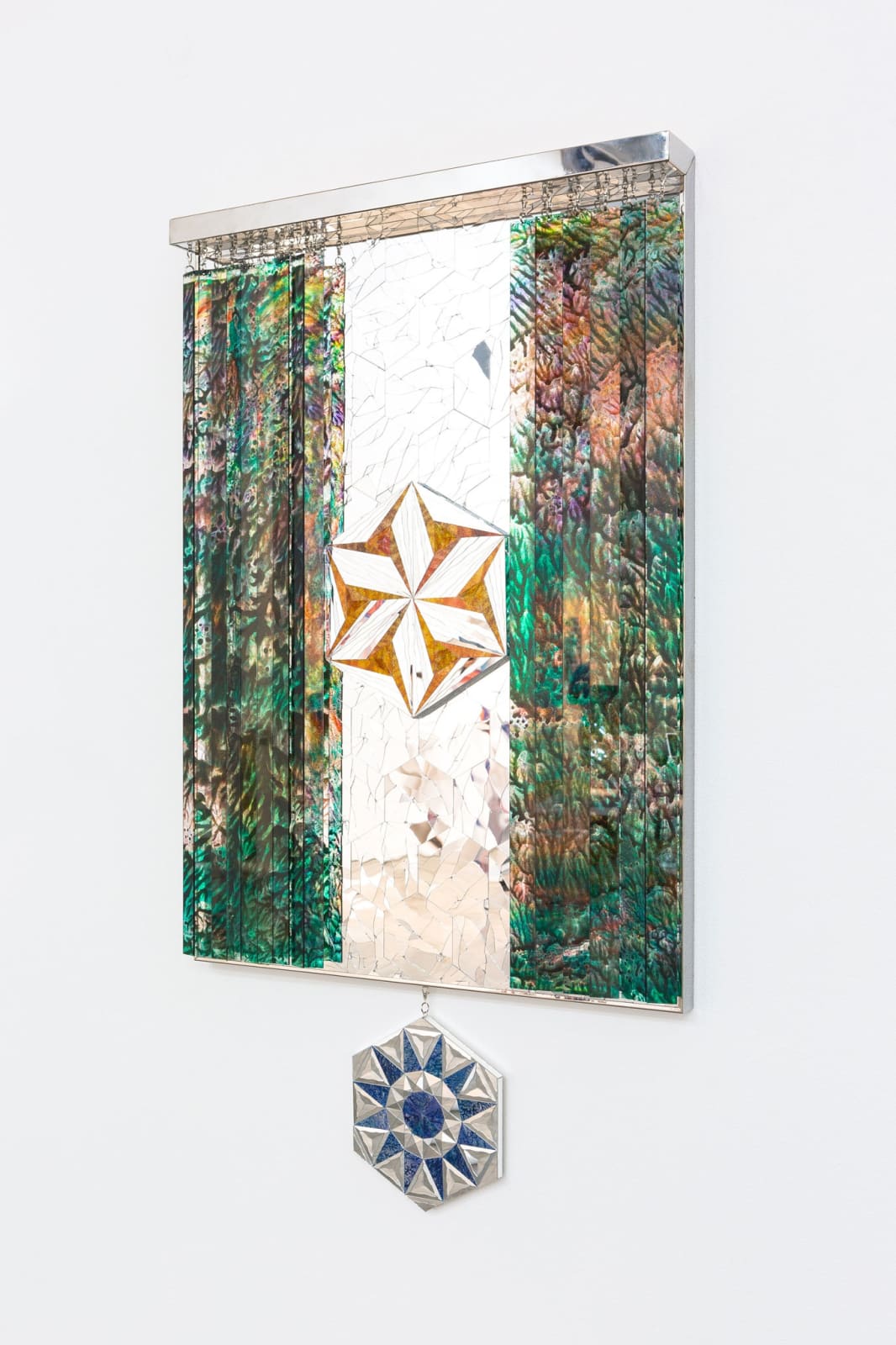 Monir Shahroudy Farmanfarmaian, Hexagon Rainbow, 2018