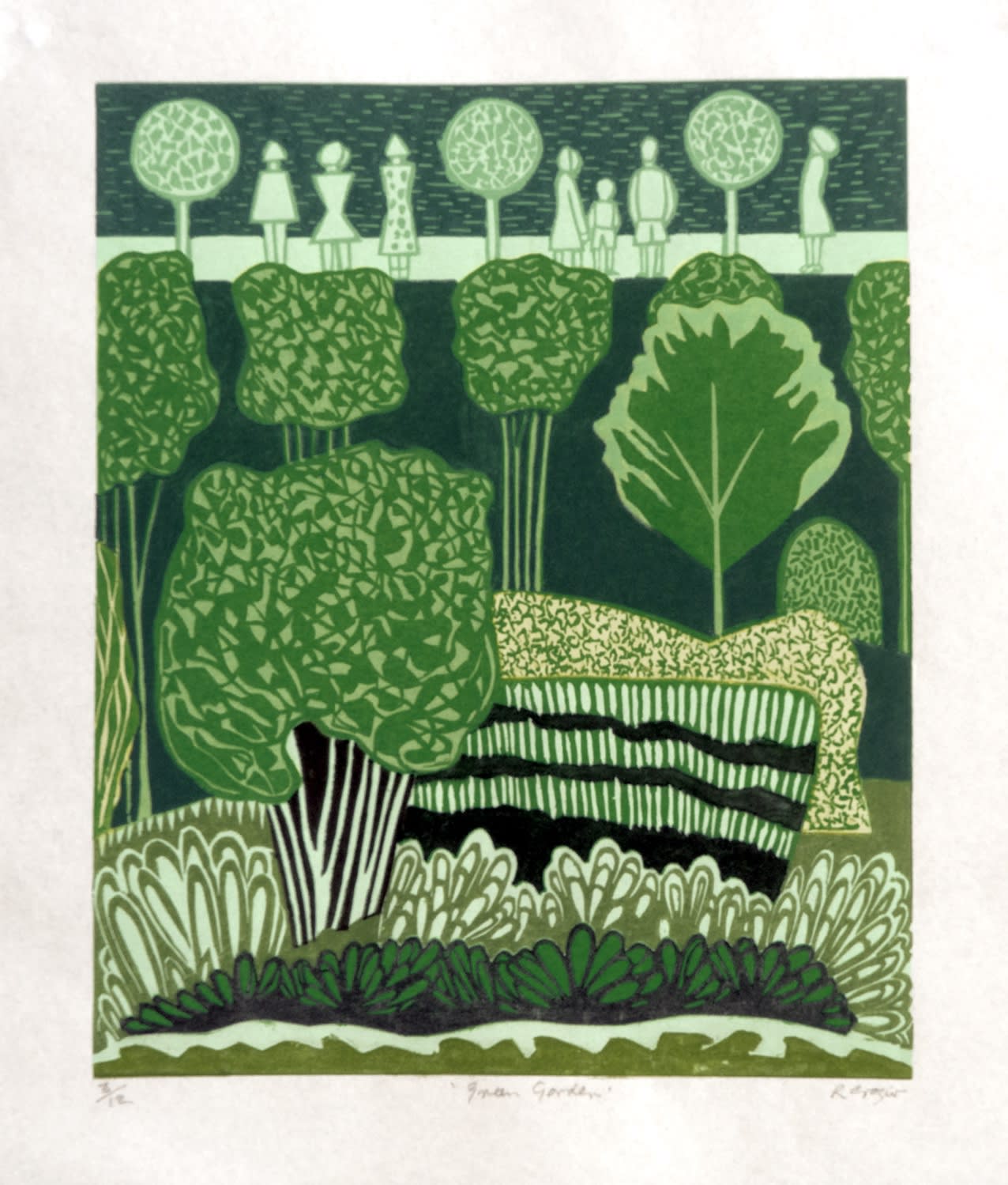 Robert Crozier, Green Garden, 2019