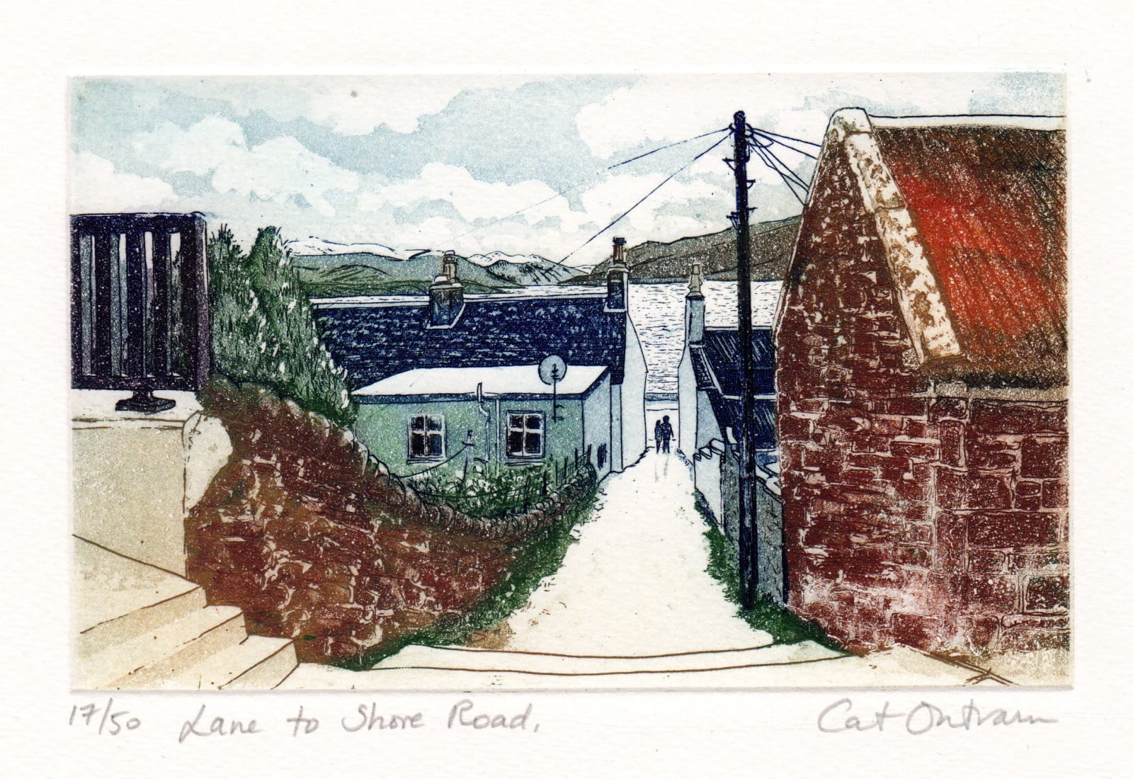 Cat Outram, Lane to Shore Road, 2017