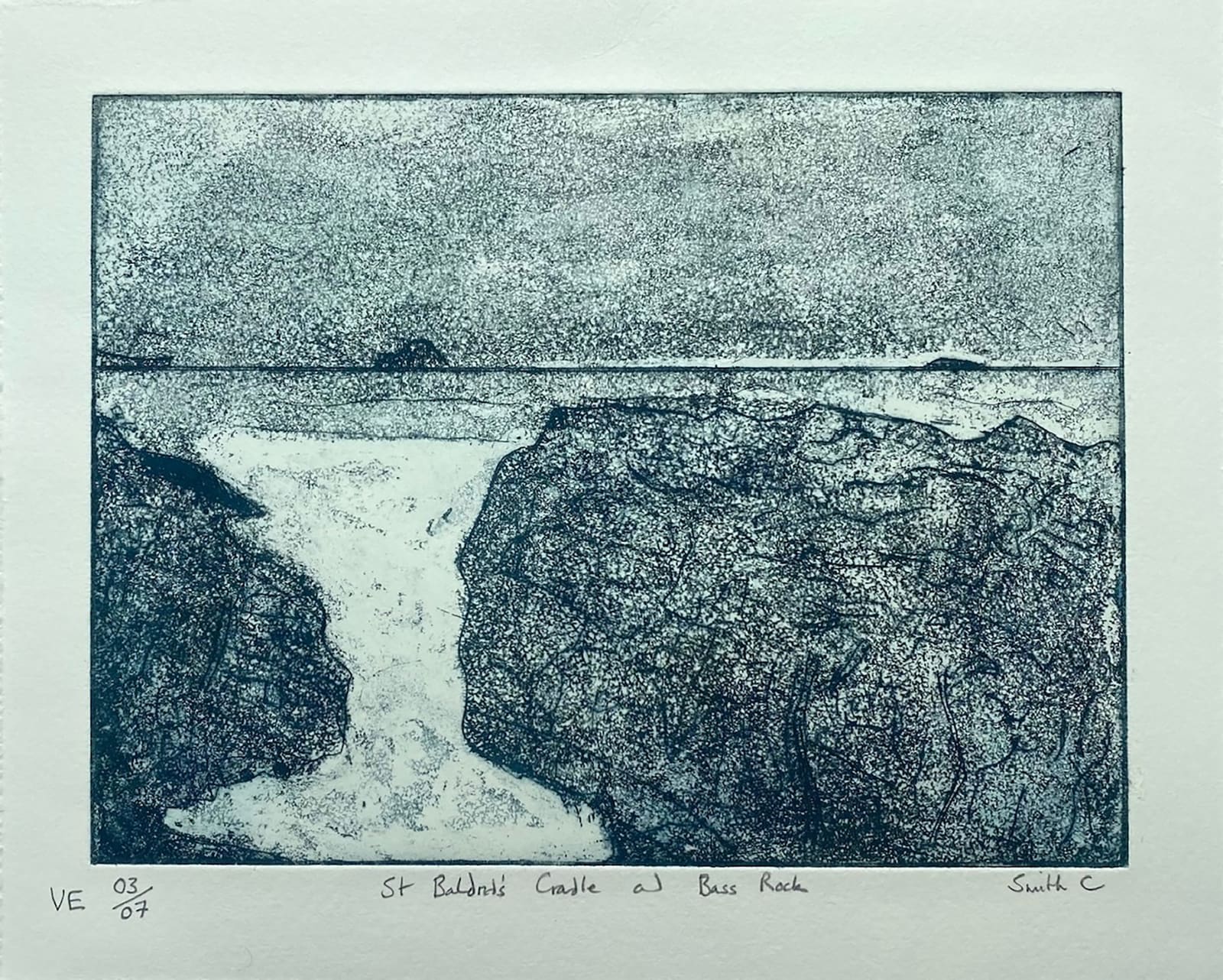 Chalmers Smith, St Baldred's Cradle at Bass Rock