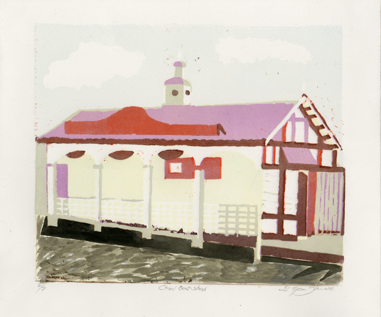 Gavin Johnston, Canal Boat Shed, 2022