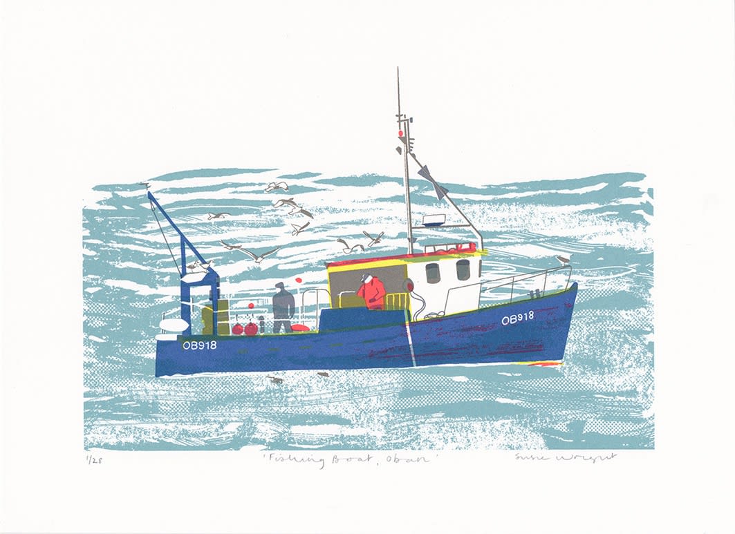 Susie Wright, Fishing Boat, Oban, 2024