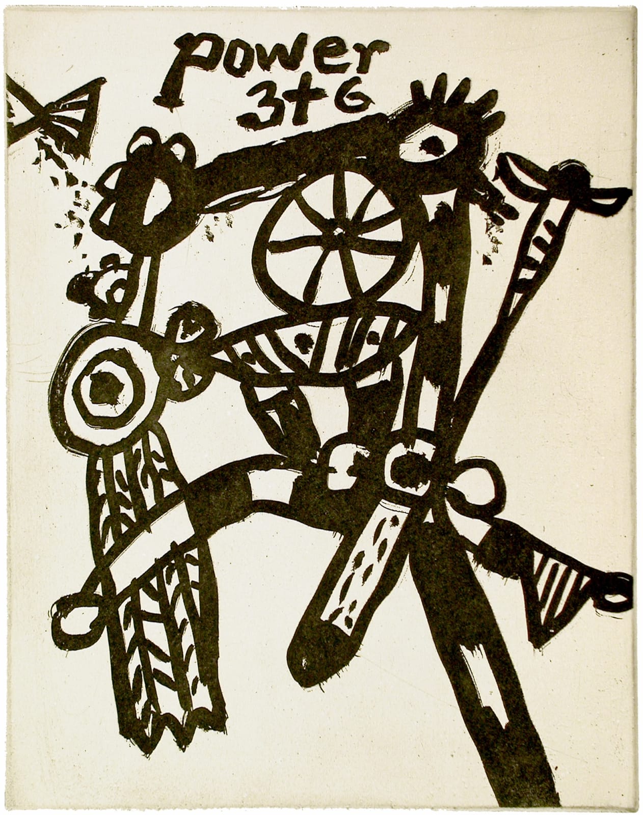 Alan Davie, Power 3+6 No.1, 2003