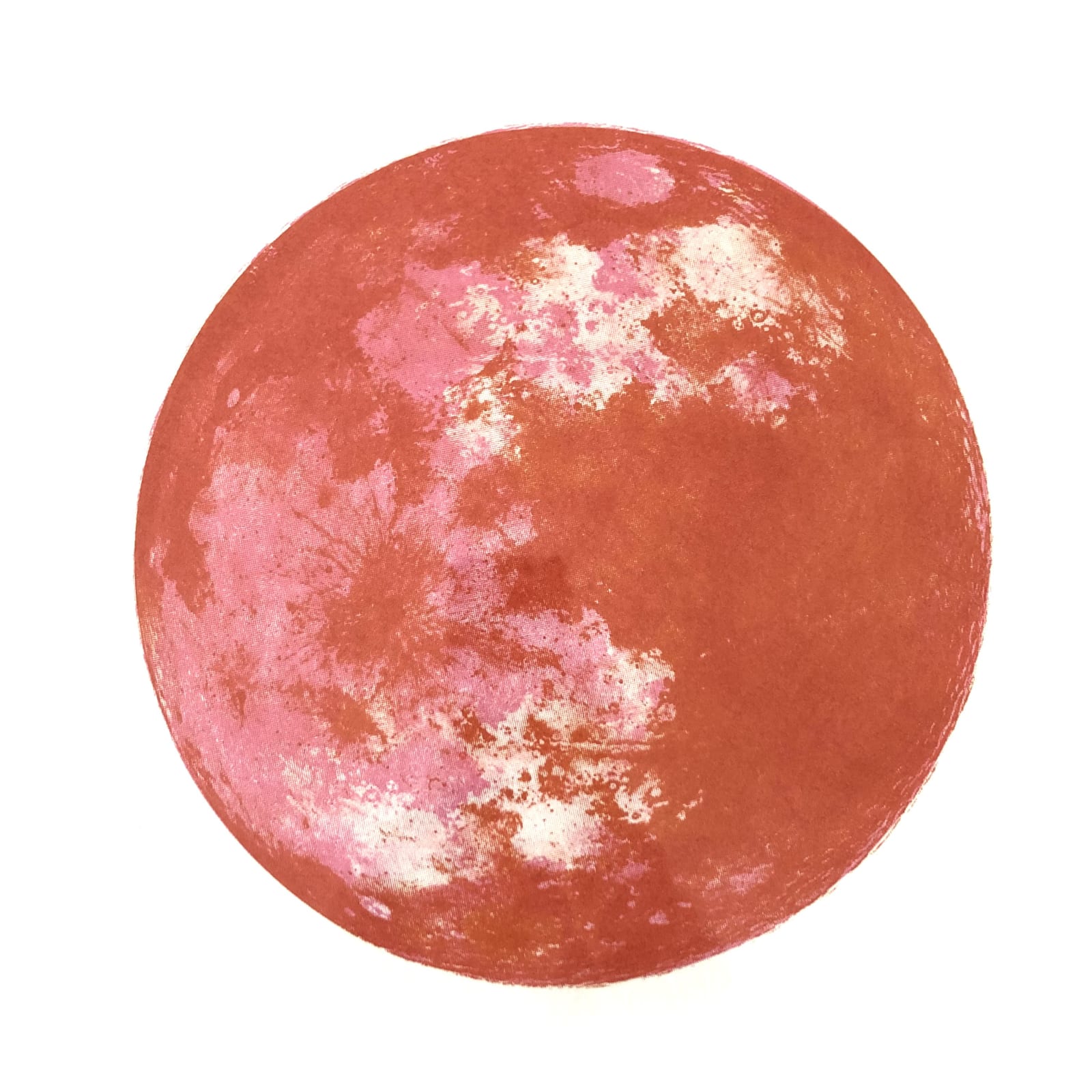 Anna York, Moon in Pink & Orange, 2021