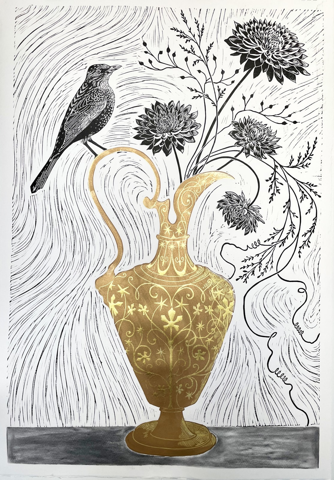 Polly Rose Morris, The Blackbird and the Ewer, 2025
