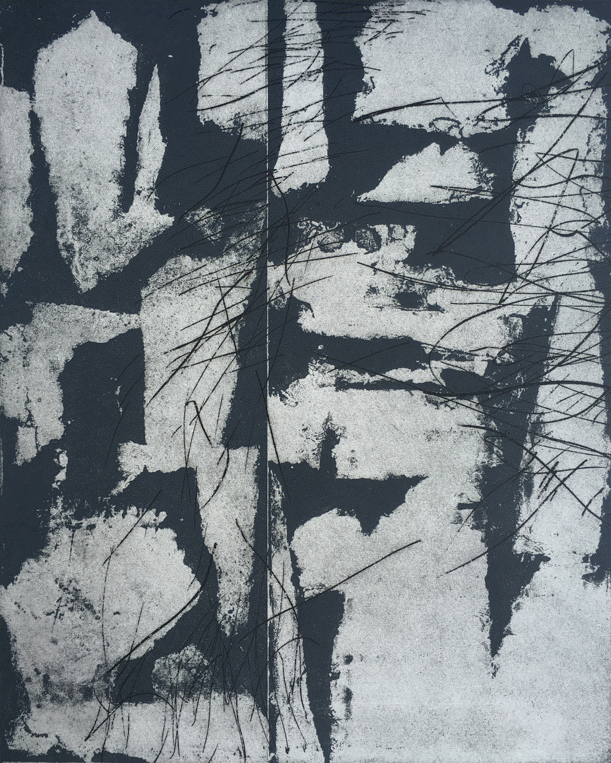 Silke Heuer, Abstrakt Paper V, 2019