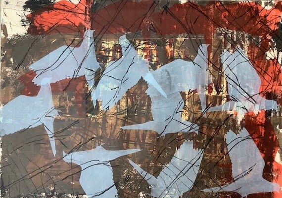 Shelagh Atkinson, Birds Flight, 2025