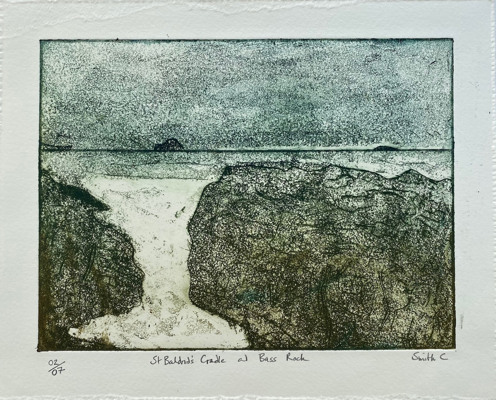 Chalmers Smith, St Baldred's Cradle and Bass Rock, 2023