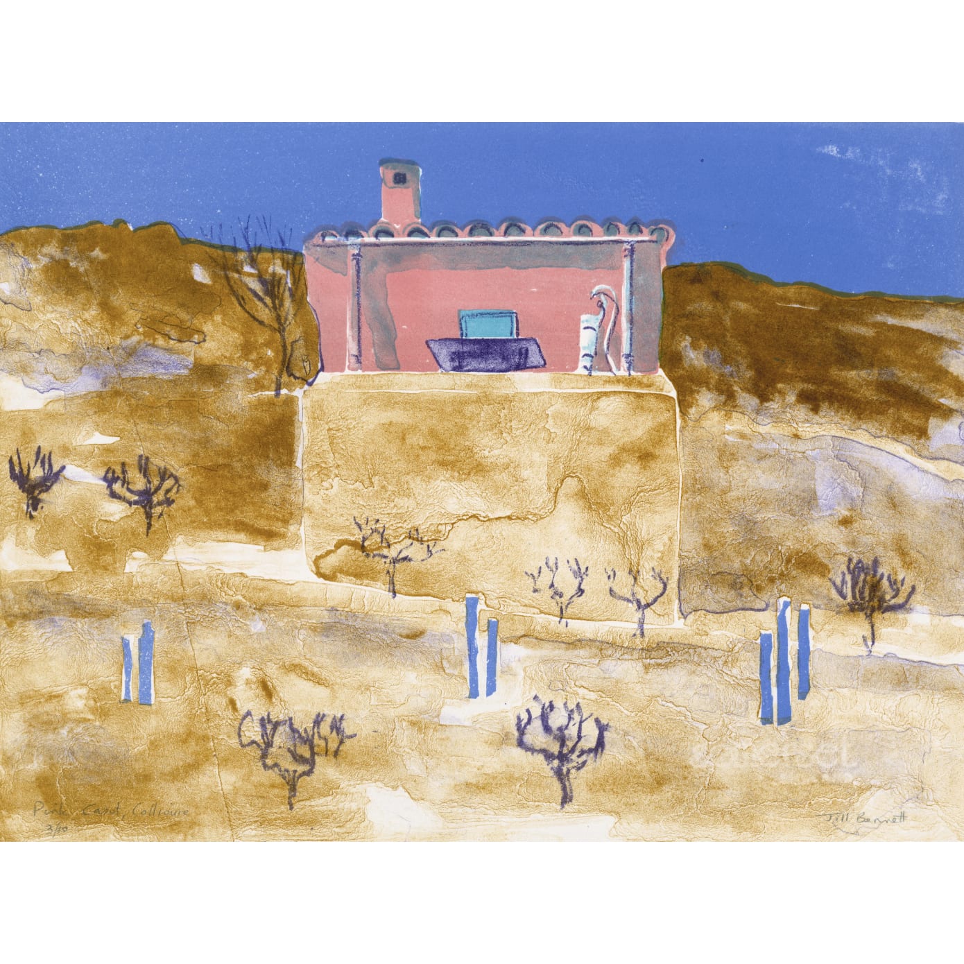Jill Bennett, The Pink Casot, Collioure, 2014