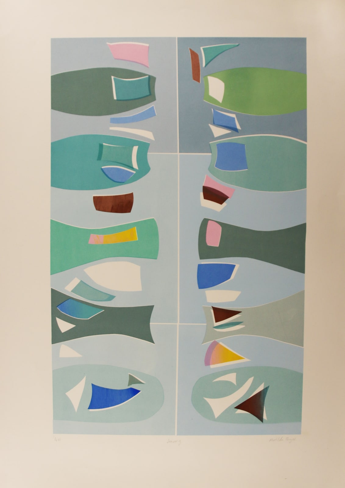 Matilda Bryce, January (Cream paper), 2024