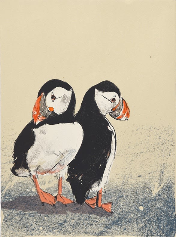 Kelly Stewart, Two of a Kind (Puffins), 2024