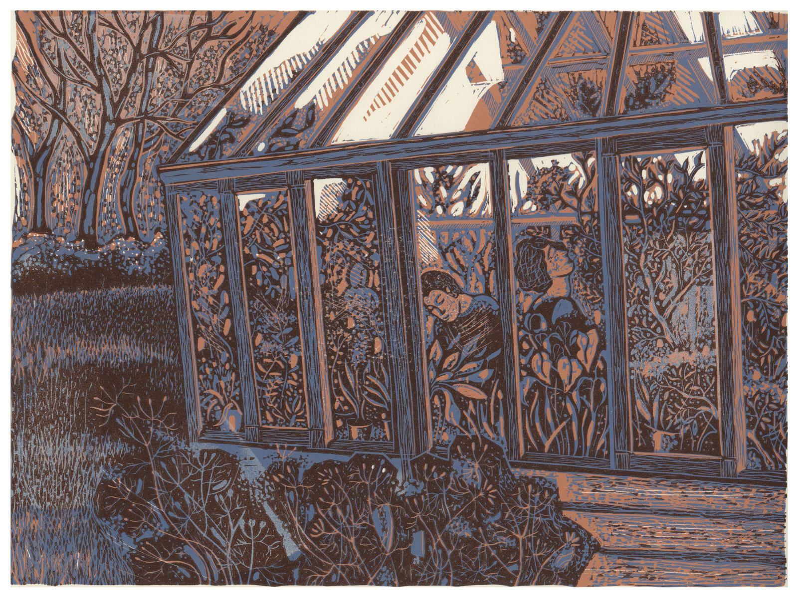 Anupa Gardner, Greenhouse at Dusk